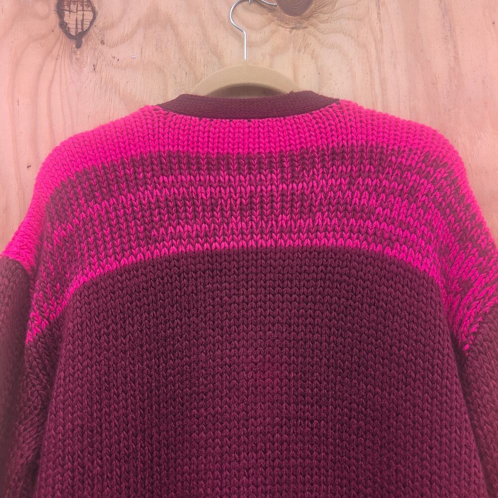 Sundance ChunkyKnit MoriKei Wool Blend LagenLook Cardigan Sweater Women's Large - Picture 6 of 8